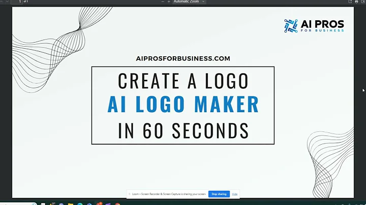 60秒内用AI快速创建标志！免费使用，超快速！